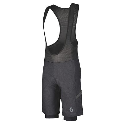 Превью  Велошорты SCOTT Gravel Hybrid +++ Black/Dark Grey